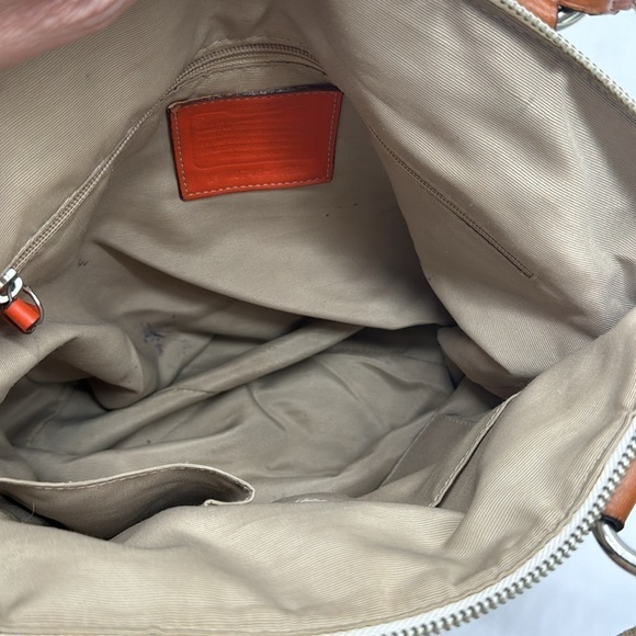 Coach Colorful Logo Lightweight Nylon Tote Bag CP6059 - Picture 11 of 16